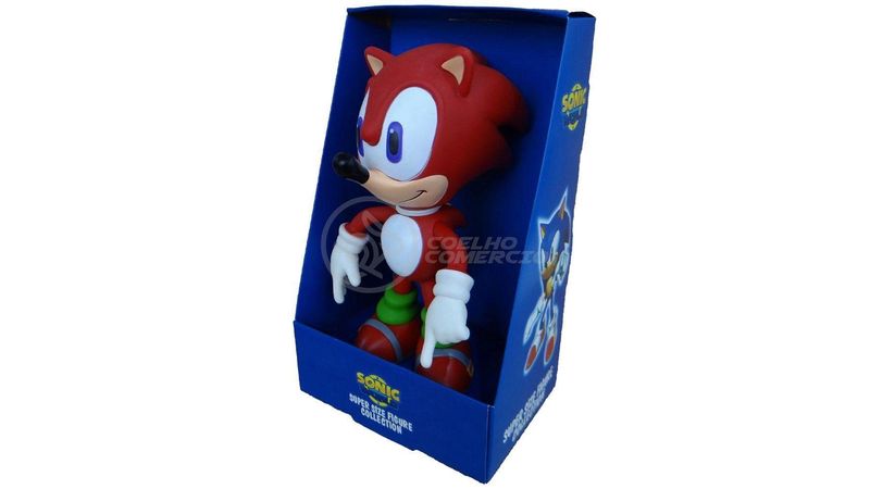 Boneco Sonic Red Vermelho Grande Super Size 23Cm - Sonic