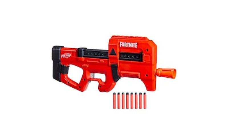 Lança Dardos Nerf Fortnite Compact SMG Lançador Motorizado Estilo Ultra Red  F4167 - Hasbro