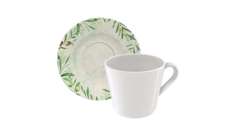 Aparelho de Jantar Tramontina Natur em Porcelana Decorada 20 Peças de  Qualidade em Promoção