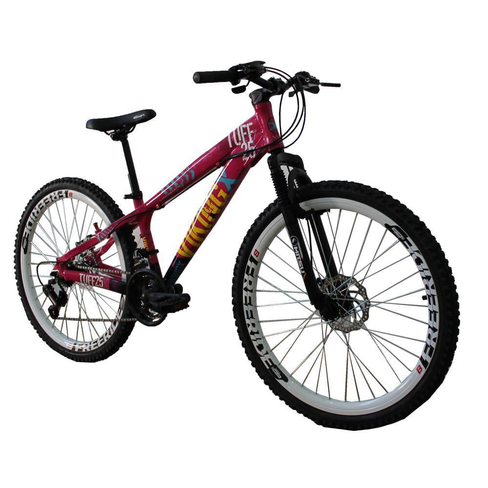 Bicicleta Viking X TUFF25 Freeride Aro 26 Freio a Disco 21